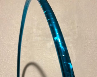 29”OD 3/4 Polypro Rdy2Shp Teal Mirror hula hoop