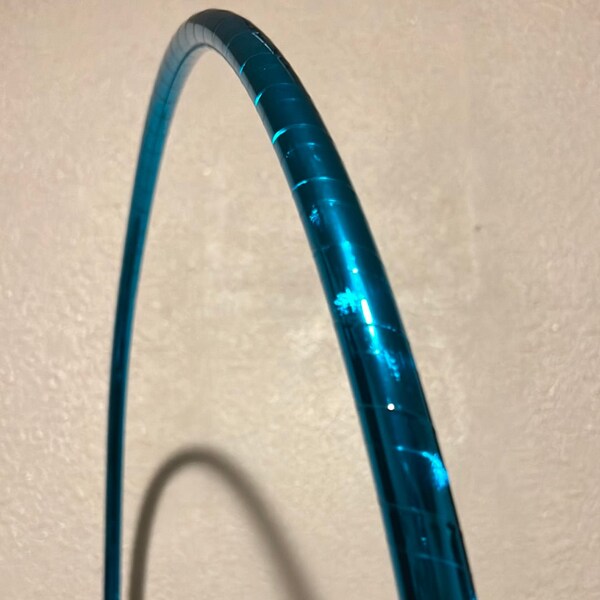 29”OD 3/4 Polypro Rdy2Shp Teal Mirror hula hoop