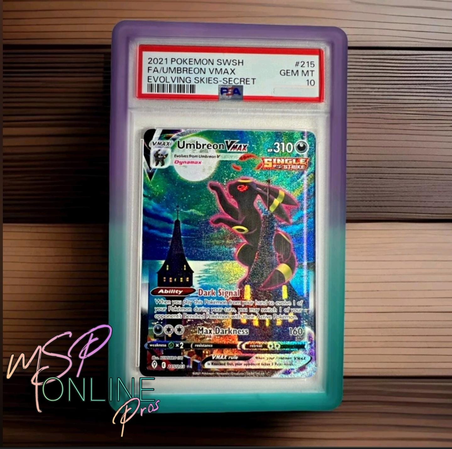 PSA GRADED GUARD | Gradient Color Bumper Display Skin