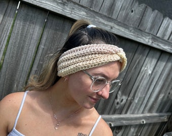 crochet twisted headband