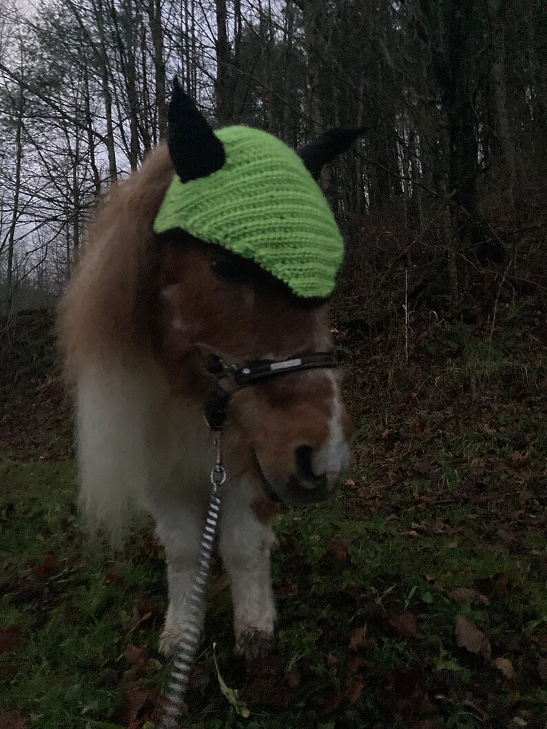 Handmade Mini Horse Ear Bonnets image 2