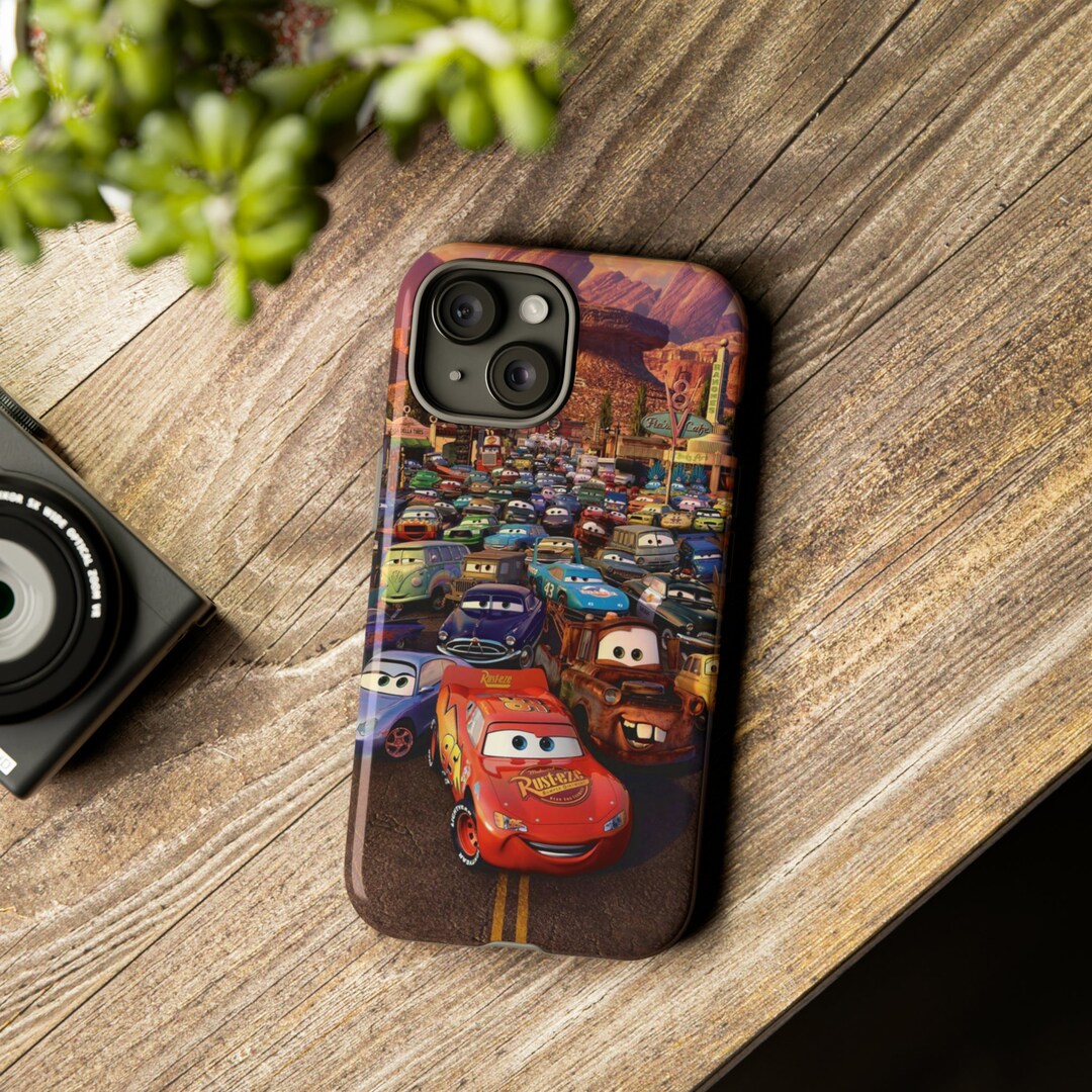 Lightning Mcqueen Custom Cars the Movie, Radiator Springs Phone Case