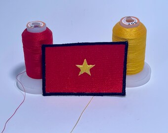 Parch Bordados De Bandera De Vietnam Del Sur, Pegatinas De Rayas De Bandera De Vietnam, Apliqu De Emblema, Insignia Bordada - AliExprs