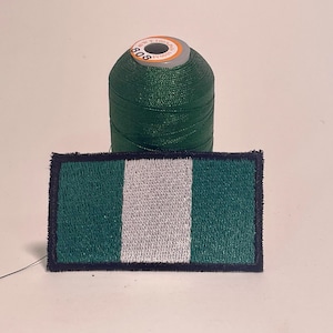 Abzeichen, Nigeria Aufnäher, Aufnäher, gestickte nigerianische Flagge