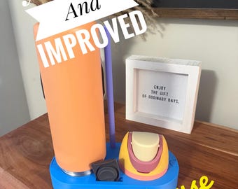 Drying rack for Owala Freesip water bottles. 24oz, 32oz, and 40oz