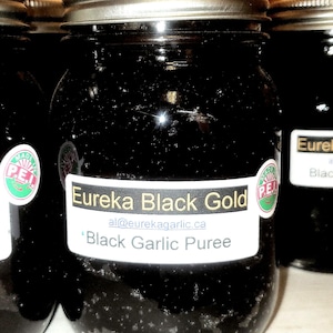 Black Garlic Puree, Handcrafted Gourmet Spread, Prince Edward Island