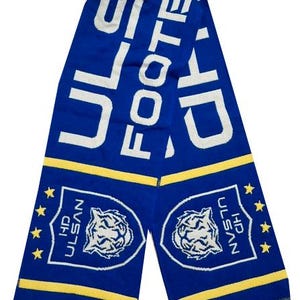 Scarf ulsan hyundai  fc calcio football club handmade supporter champions scarves soccer GIFT jersey fan