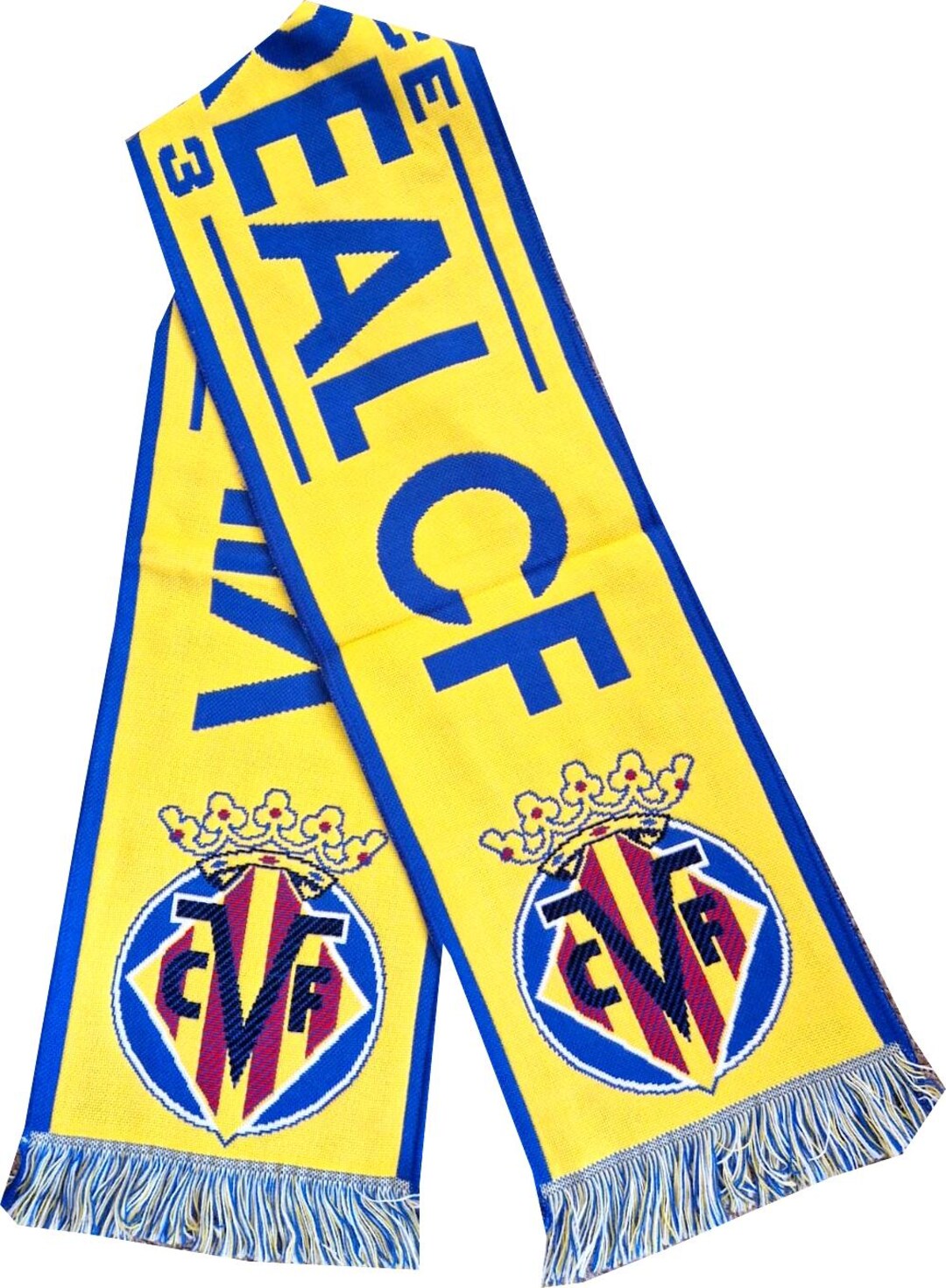 Écharpe Villarreal CF – Neuf – Cachecol / Scarf – Espagne