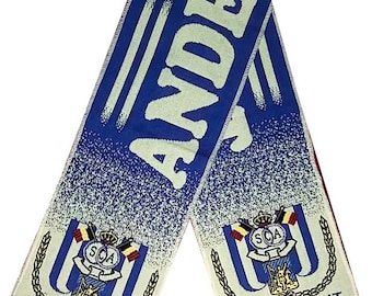 Scarf anderlecht belgium football club handmade supporter champions scarves soccer GIFT jersey fan