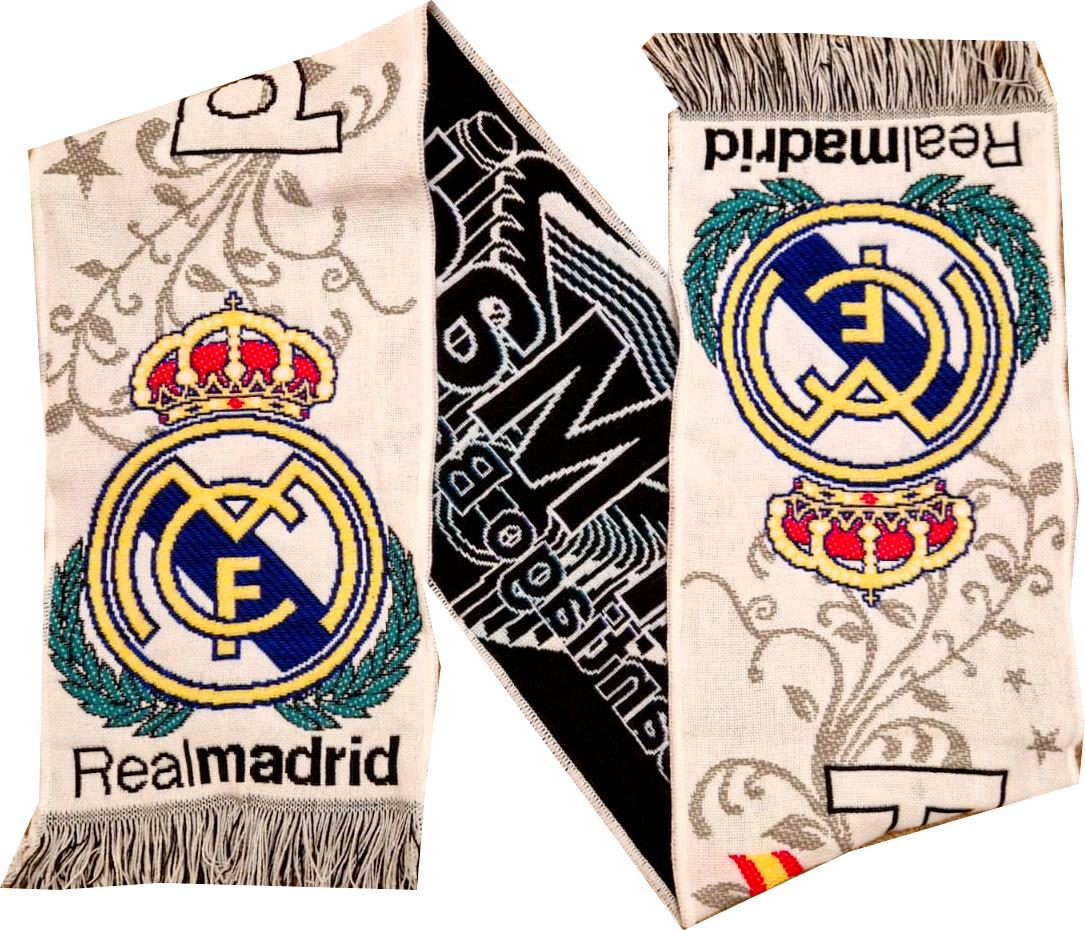 Vintage Real Madrid Football Scarf 1998 The Story Continues