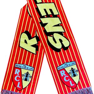 Scarf racing club lens france Futbol Klubu schal scarves gift 100% Acrylic r FAN jersey flag bandana