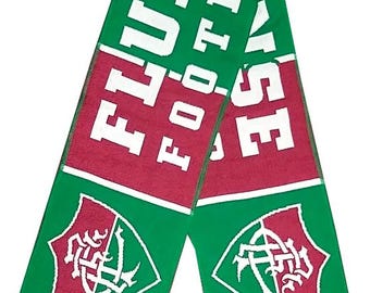 Scarf fluminense brazil football club handmade supporter champions scarves soccer GIFT jersey fan