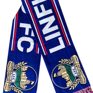 Scarf  Linfield ireland club Futbol football schal scarves gift 100% Acrylic FAN jersey flag bandana