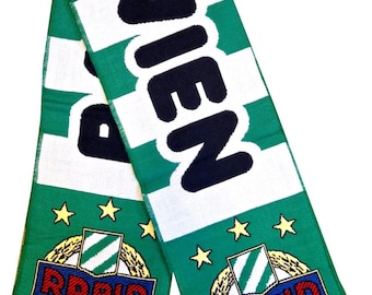 Scarf rapid wien austria football club handmade supporter champions scarves soccer GIFT jersey fan