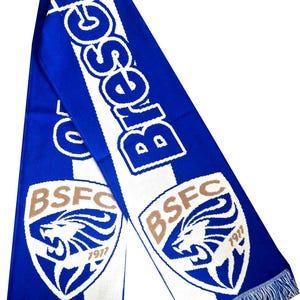 Scarf fc brescia italy calcio football club handmade supporter champions scarves soccer GIFT jersey fan