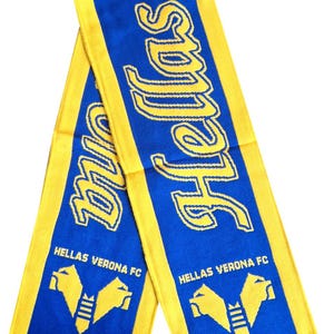 Scarf hellas verona italy calcio football club handmade supporter champions scarves soccer GIFT jersey fan