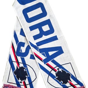Scarf sampdoria italy calcio football club handmade supporter champions scarves soccer GIFT jersey fan