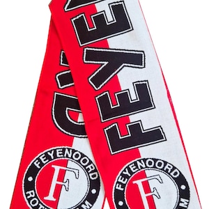 Scarf feyenoord holland football club handmade supporter champions scarves soccer GIFT jersey fan
