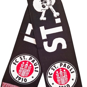 Scarf st pauli germany football club a handmade supporter champions scarves soccer GIFT jersey fan