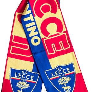 Scarf lecce italy calcio football club handmade supporter champions scarves soccer GIFT jersey fan