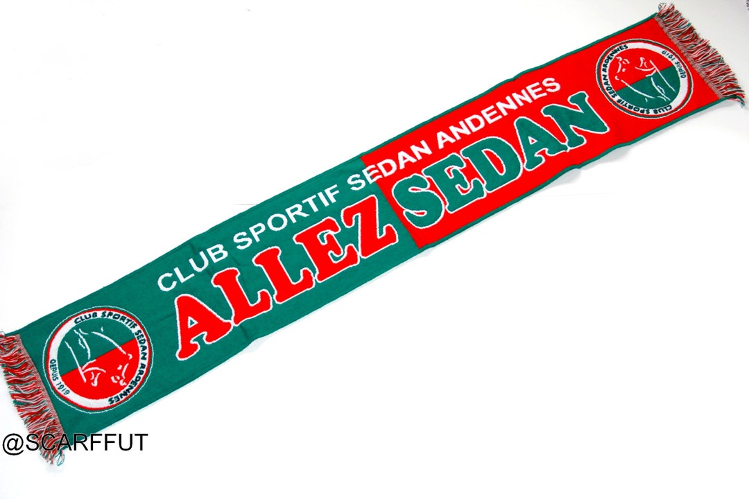 Lot 2 écharpes Supporter Stade Malherbe Caen - Allez Caen SMC