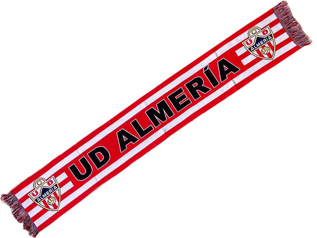 Écharpe De Foot UD Almería, Neuve, Pour Supporter