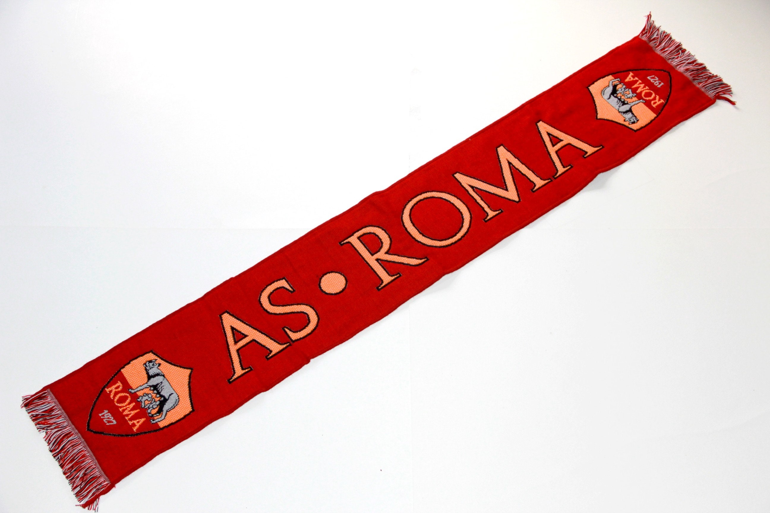 Scarf as Roma Italy Calcio Football Club Handmade Supporter 