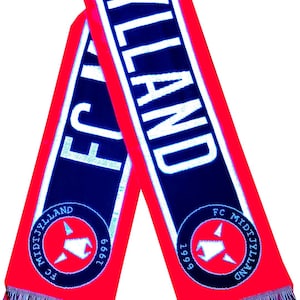 Scarf Club Midtjylland denmark schal scarves gift 100% Acrylic  FAN jersey flag bandana