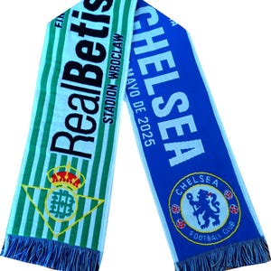 Scarf conference cup final 2025 poland wroclaw stadion 1 side schal scarves gift 100% Acrylic FAN jersey flag bandana league