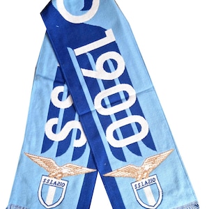 Scarf lazio italy calcio football club handmade supporter champions scarves soccer GIFT jersey fan