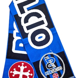 Scarf pisa italy calcio football club handmade supporter champions scarves soccer GIFT jersey fan