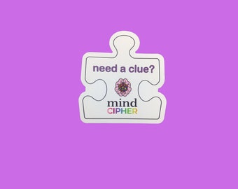 Brauchst du einen Hinweis? MindCipher Sticker