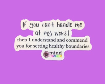 MindCipher Boundaries Sticker