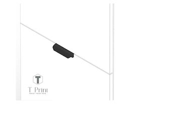 1 pc - IKEA KNOXHULT Drawer Handle – Custom Replacement Pull - Modern Upgrade for Cabinets & Kitchens (Material:PETG)