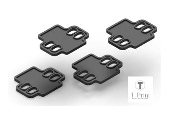 4 stuks - IKEA IVAR scharnierafstandhouder - Perfect passend voor kasten! Upgrade je meubels met precisie en stijl. Eenvoudige installatie (materiaal: PETG)