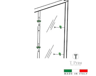 IKEA MILSBO PETG plastic shelf support – glass clip (5 pcs)