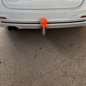 1 pc-Skull Tow Hitch Cover–Custom Car & Trailer Ball Cap | Fits 50mm Tow Ball | Anti-Theft Screws (Hex Key)|Gothic Auto Accessory(Mat: PETG) image 4