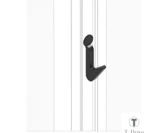 Hook for IKEA ELVARLI - Organizer Hook - Closet Storage - Wall Hook - Hanging Hook - Ikea Compatible - Custom Closet Accessory (Mat:PETG)