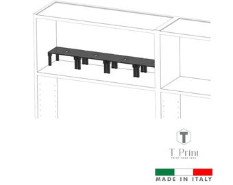 1 pc -Risers for Manga and Comics Compatible with IKEA Kallax-Billy-Gersby-Hemnes-Besta Bookcase and others-Space Saving Organizer(Mat:PETG)