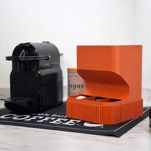 Nespresso kapselhållare – Kaffekapselorganisatör med 2 eller 3 fack | Förvaring av kaffestationer | Kaffetillbehör till köksbänk