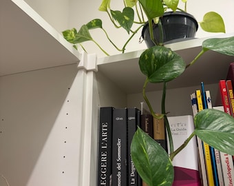1 pc - IKEA BILLY Bookcase Connector – Join 2 Units at "90 degrees" for Custom Layouts – Easy Install, Strong & Seamless! (Material:PETG)
