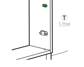 4 Stück - IKEA Hemnes & Ställ Schuhschrank-Stopphalterung - Ersatzteil 116713 -10097027 Sichern Sie Ihr Schuhregal - (Material: PETG)