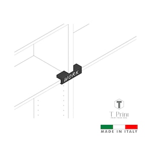 1 pc-BILLY Shelf Connector-IKEA BILLY Label Bracket-Personalized Shelf Tag-Bookcase Organizer Clip- Custom Name Tag for Billy(Mat:Petg)