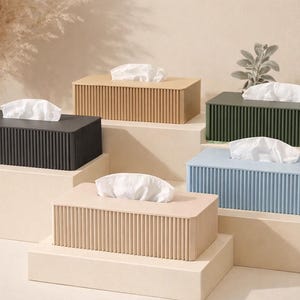 Porta Salviette Rettangolare di Design | Supporto Minimal Moderno Personalizzabile