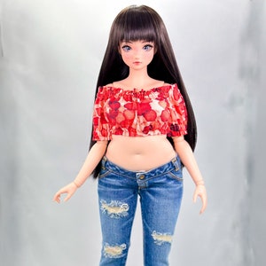 Smart Doll Pear Top off or on the shoulders