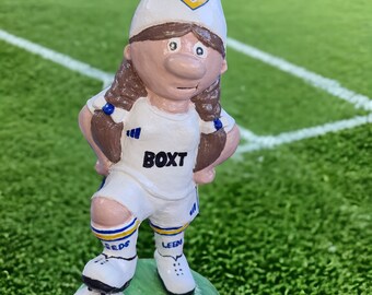 Personalised Female Football gnomes, Man United, Liverpool, Man City, Sheffield Wed, Sheffield United, Arsenal, Wolves, Chelsea, any team.