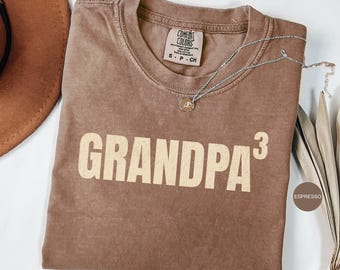 Comfort Colors® Grandpa shirt, Gift for Grandfather, Gift from Grandkids, Father's Day, Best Grandpa Shirt, Cool Grandpa Shirt, Gramps Shirt
