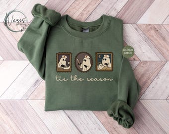 Ghost Nurse Halloween Sweatshirt, Spooky RN Sweater, Funny Fall Nurse Shirt, Cute Nurse Gift, spooky nurse sweatshirt, Ghost RN sweater