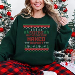 Funny Ugly Christmas Sweater, Xmas Sweatshirt, Ugly Holiday Party, Ugly Xmas Crewneck, Funny Ugly Sweater, Christmas Sweatshirt, Xmas Gift
