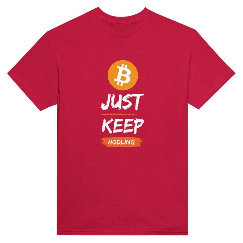 Bitcoin HODL Unisex-T-shirt Red